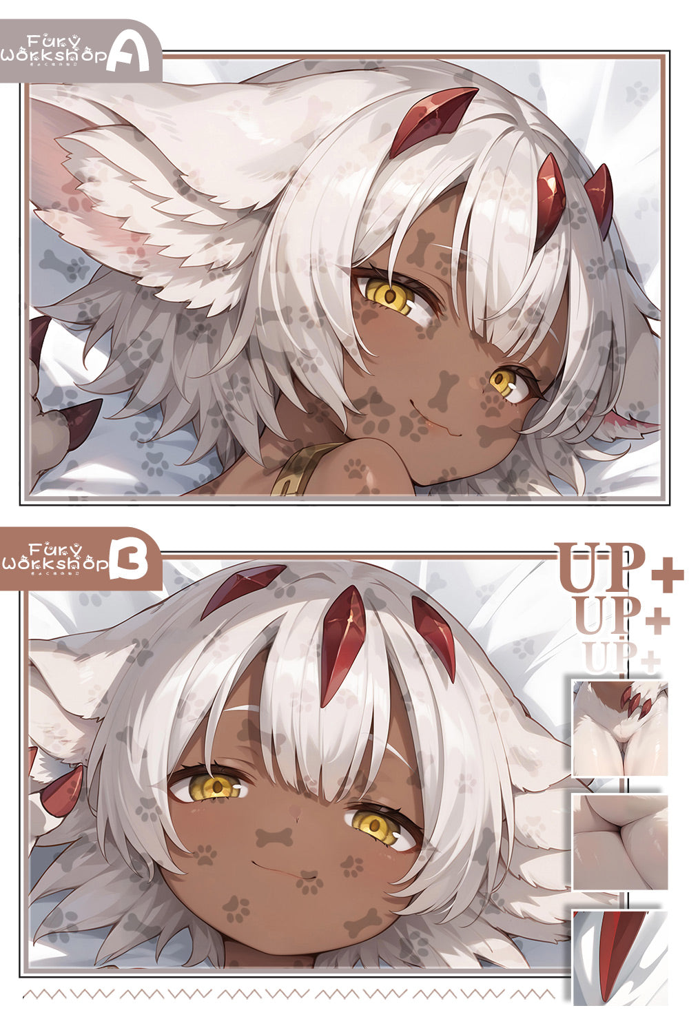 FurryWorkshop Faputa Equal body pillowcase