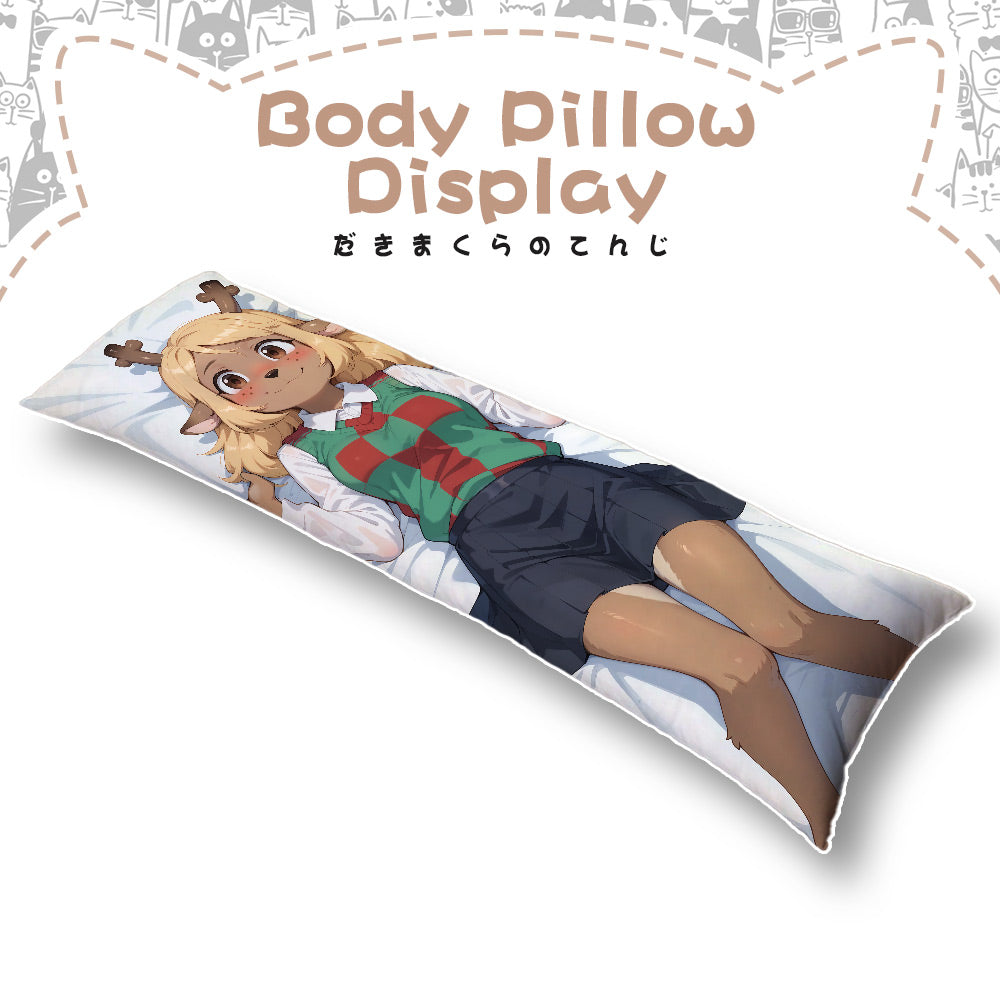 FurryWorkshop Deltarune Noelle Equal body pillowcase