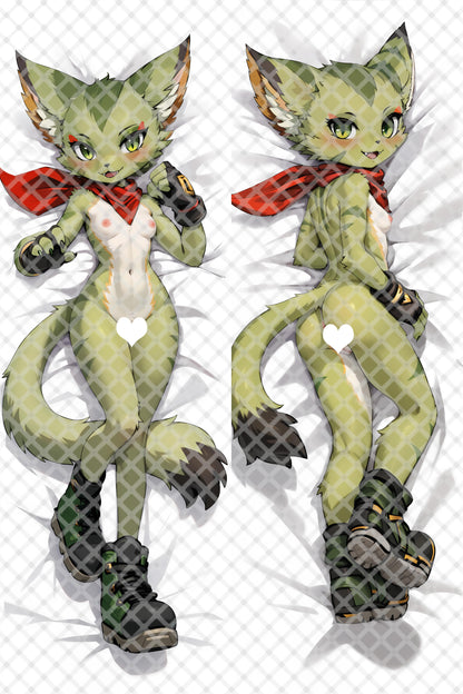 野猫可萝 Pillow cover