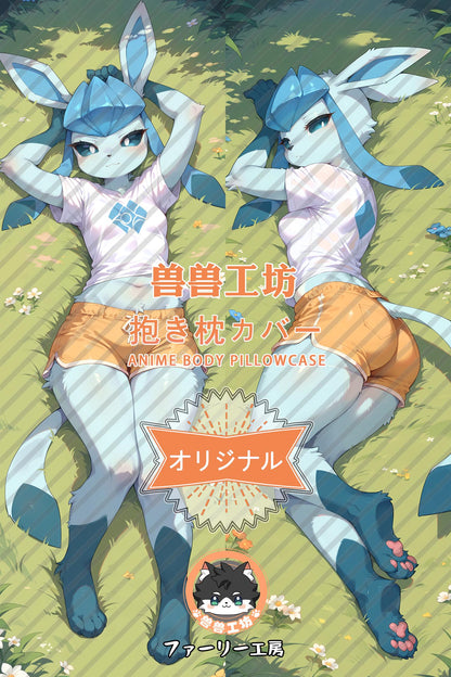 Ice-Eevee_Pokémon_rOSbfn Body Pillow Cover