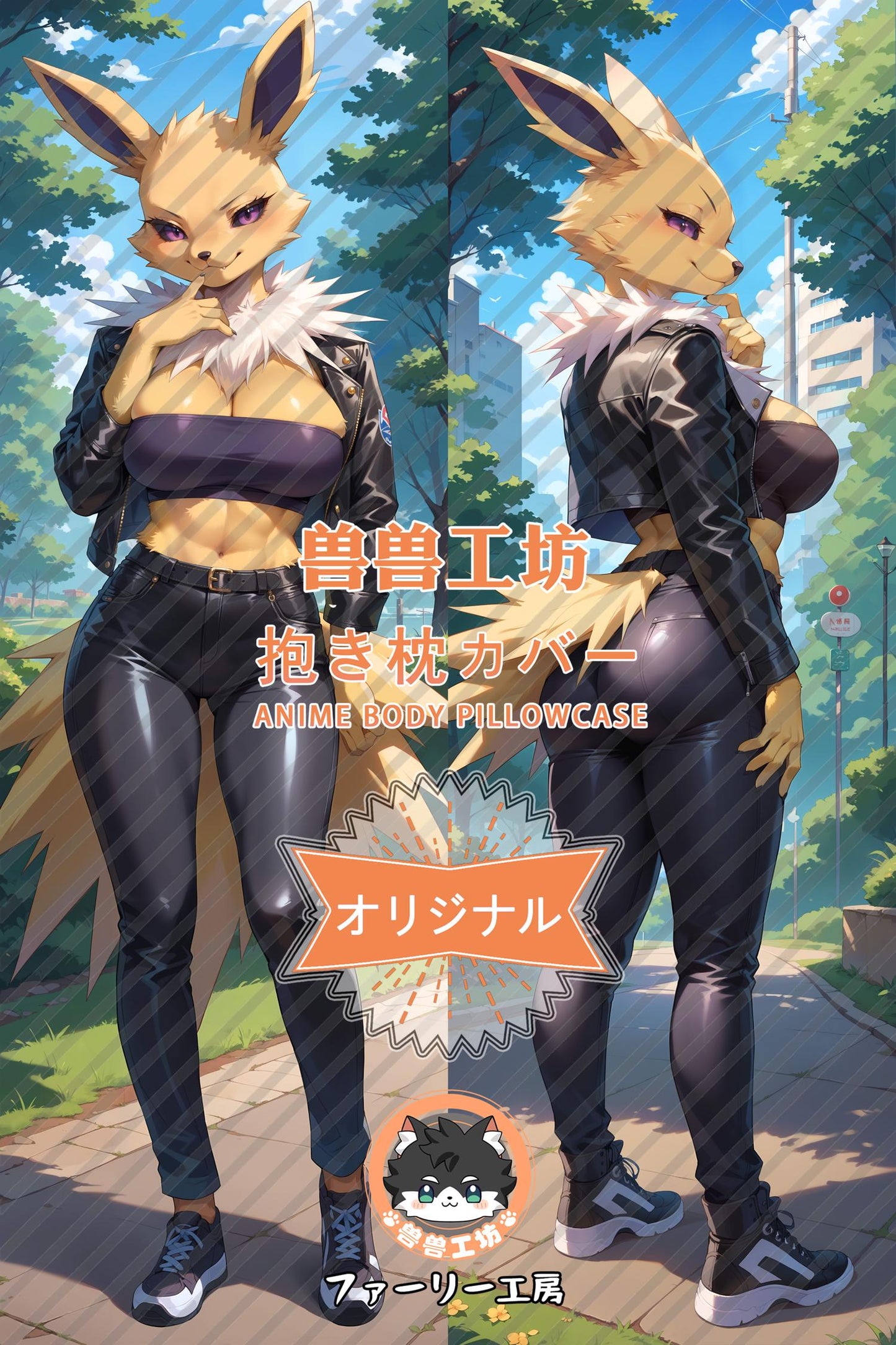Raibu_Pokémon_eD2kdC Body Pillow Cover