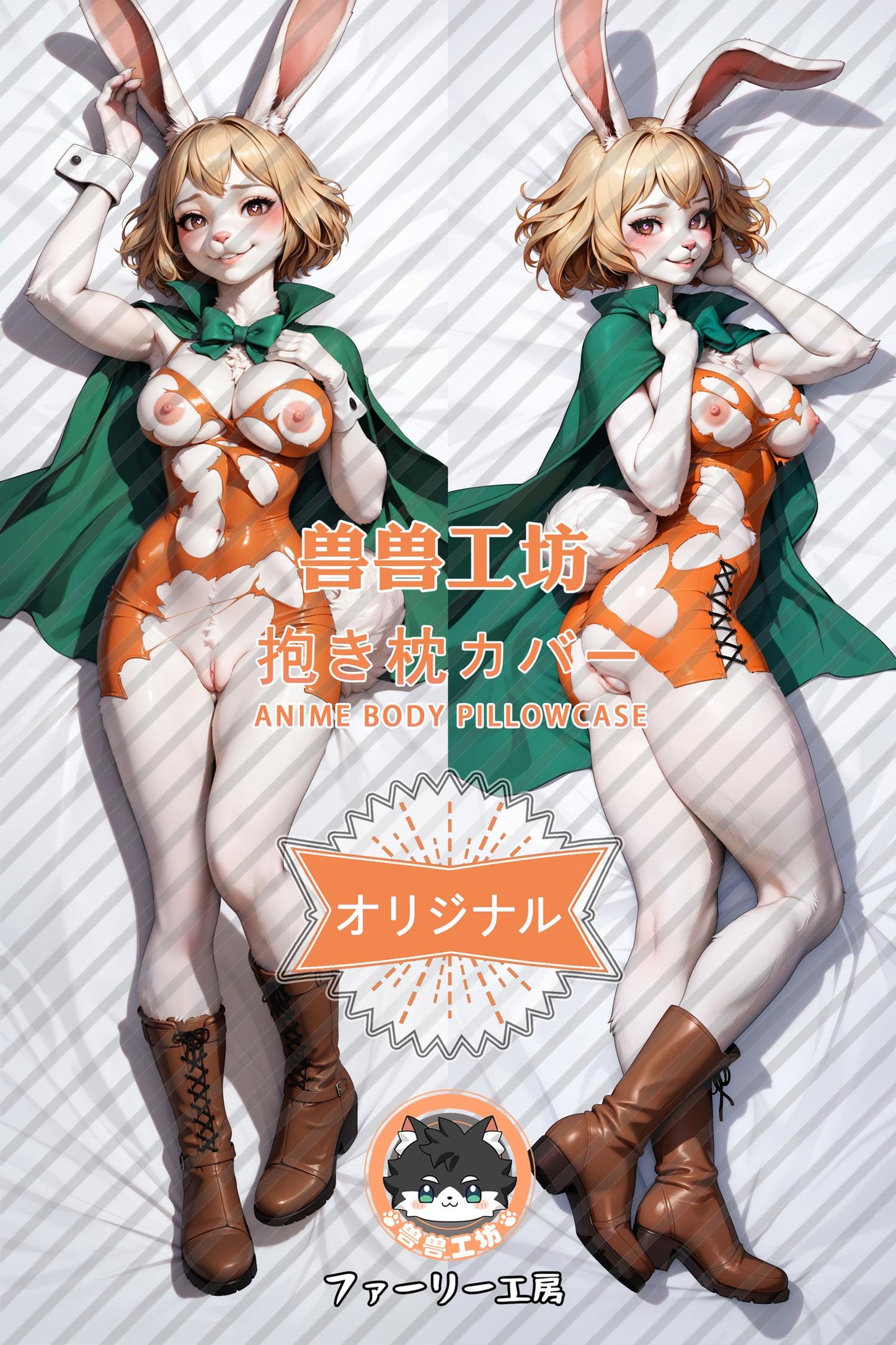Garrot_One Piece_0x4FfI Body Pillow Cover