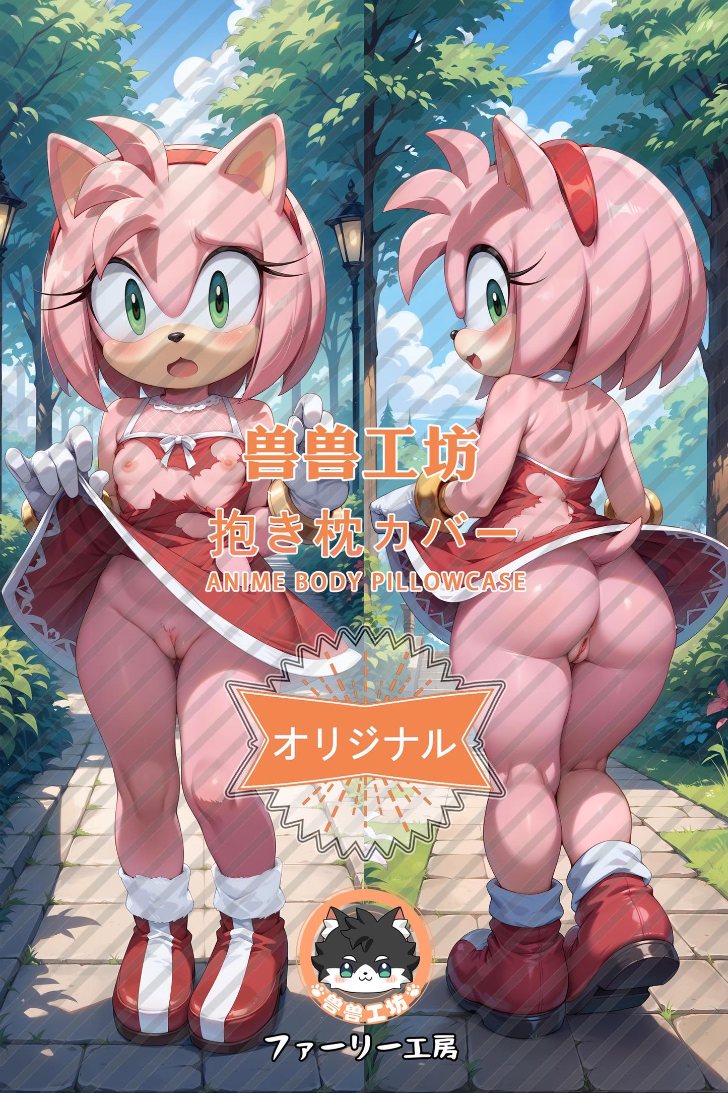 Amy Ross_Sonic the Hedgehog_zwBCZu Body Pillow Cover