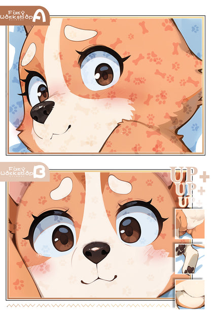 FurryWorkshop Bluey Bingo Heeler Equal body pillowcase